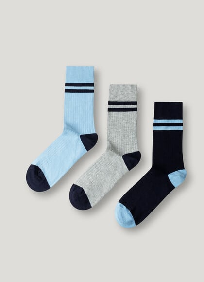 3PACK SOCKS WITH TRIMS
