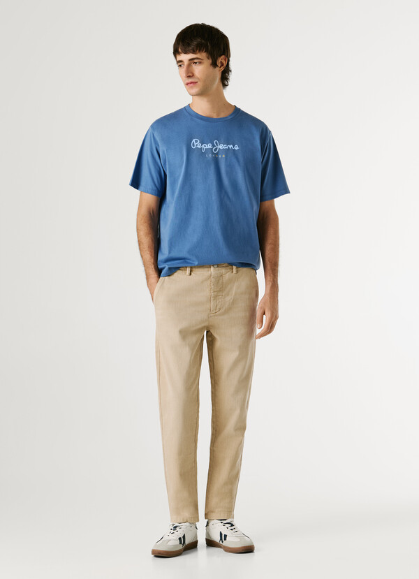 TAPERED FIT CHINO TROUSERS