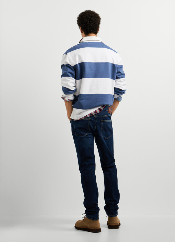 STANLEY - TAPER FIT MID-RISE JEANS