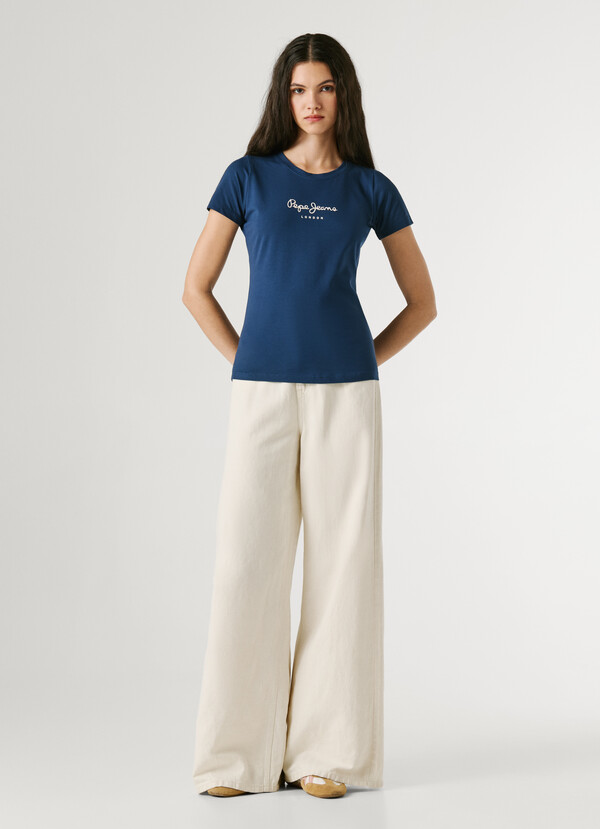 SLIM FIT LOGO PRINT T-SHIRT