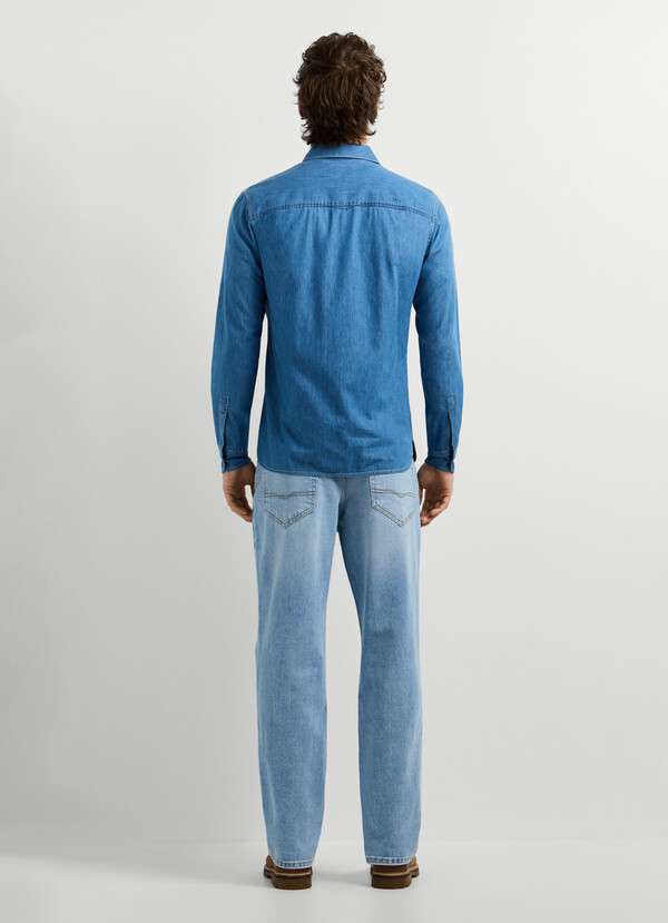 SLIM FIT DENIM SHIRT