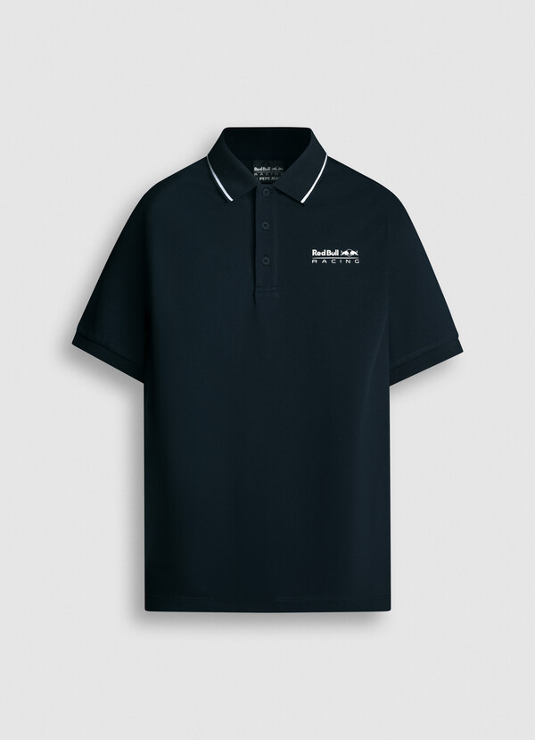 PRINTED LOGO PIQUE POLO SHIRT