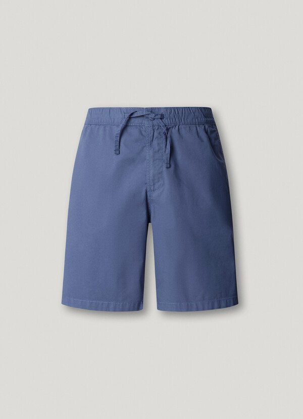 RELAXED FIT POPLIN SHORTS
