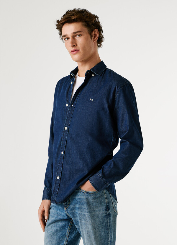 SLIM FIT DENIM SHIRT
