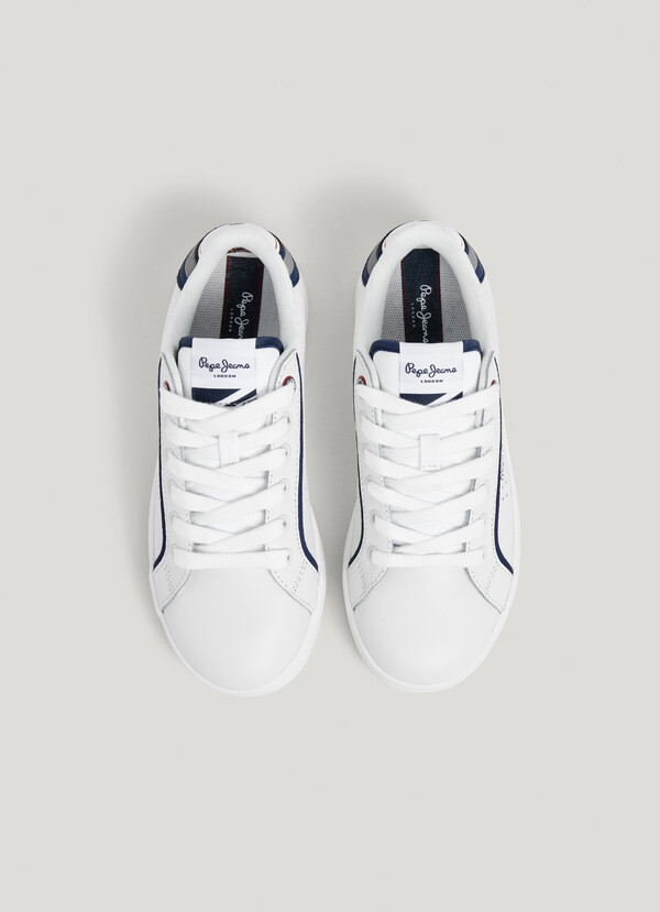 ZAPATILLAS CL&Aacute;SICAS DE PIEL MICROPERFORADAS