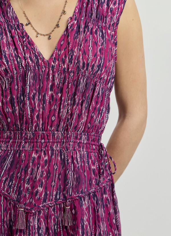 ABSTRACT PRINT MINI DRESS