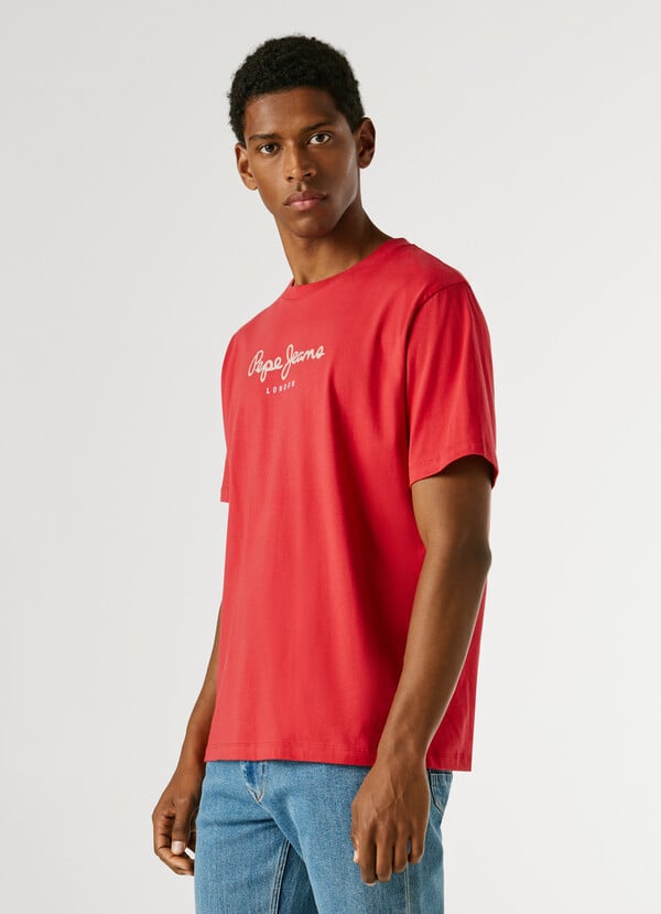 REGULAR FIT LOGO PRINT T-SHIRT