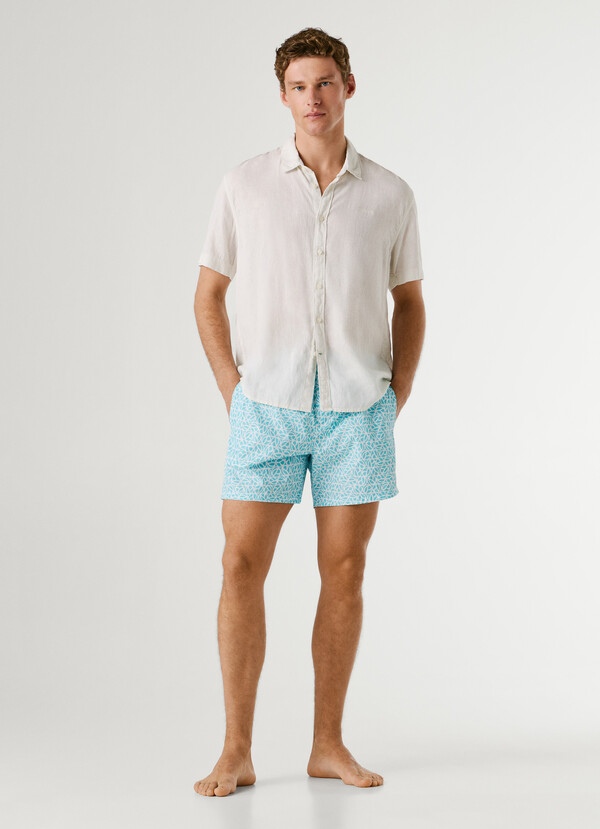 SWIM SHORTS ALL-OVER MONOGRAM