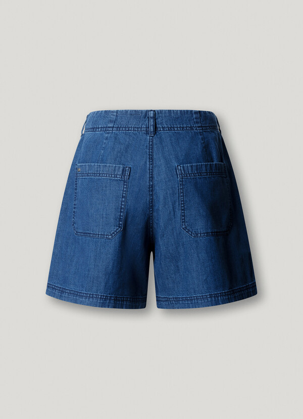 REGULAR FIT DENIM SHORTS