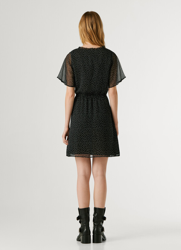 POLKA DOT MINI DRESS