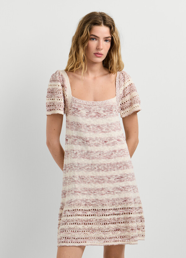 STRIPED MINI DRESS