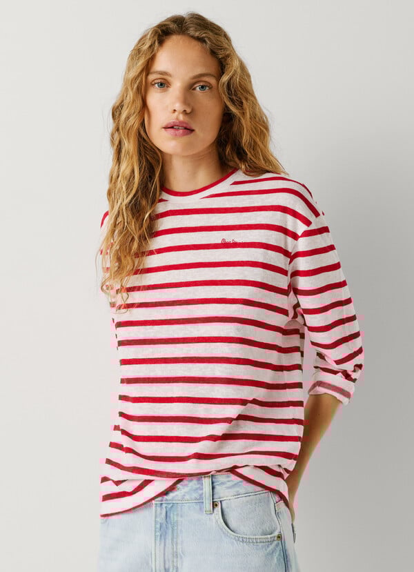 LONG SLEEVE STRIPED T-SHIRT