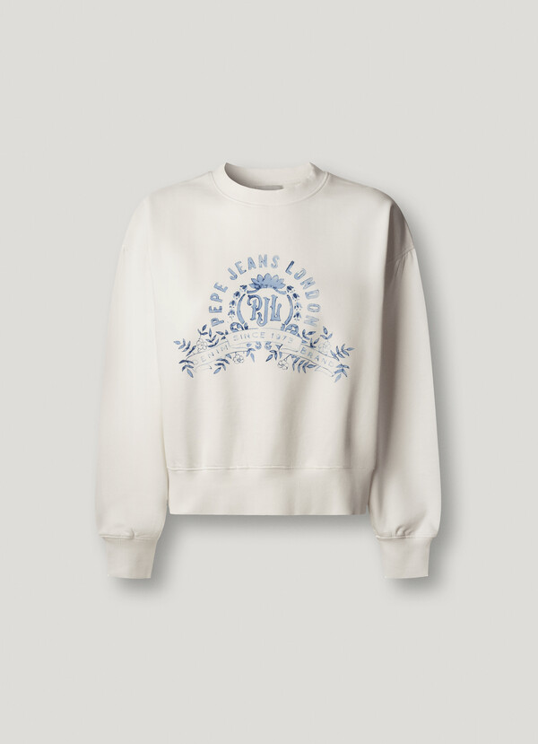 CREW NECK LOGO SWEATSHIRT