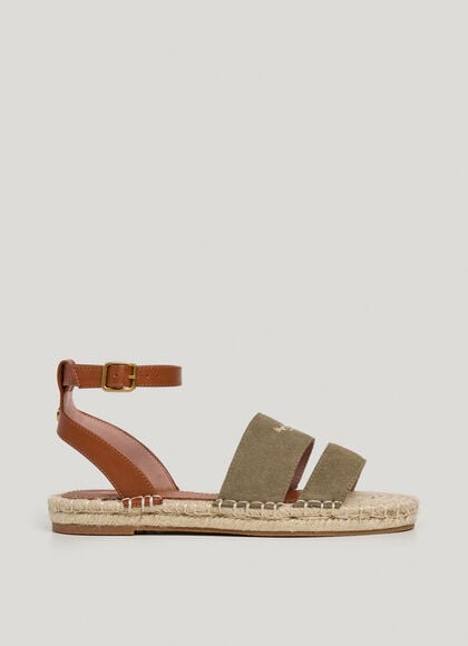 FLAT JUTE SANDALS