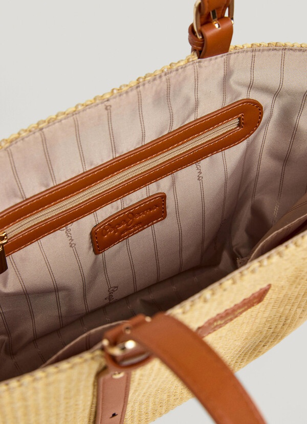 RAFFIA SHOPPER BAG