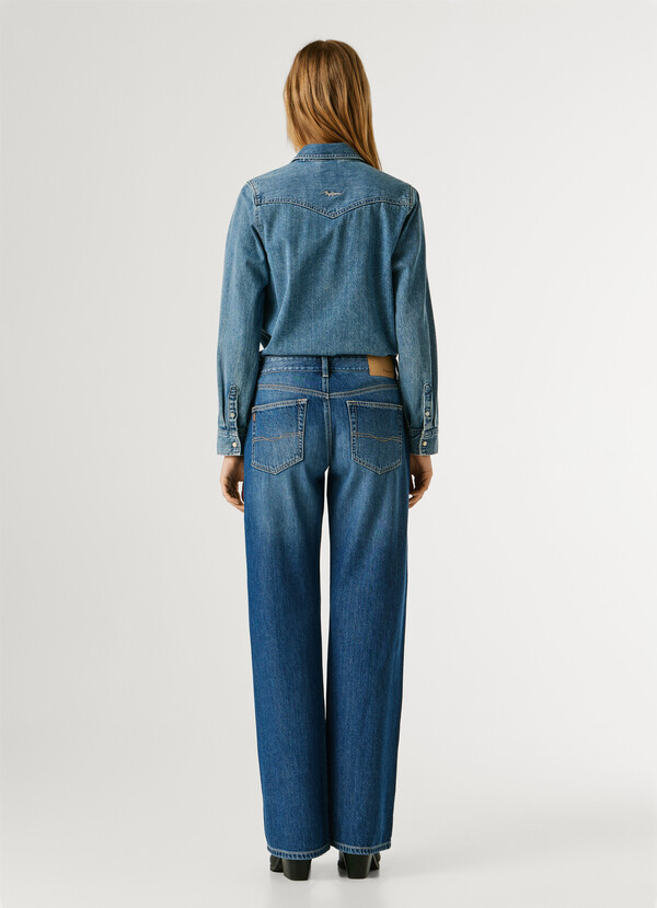 LOW-RISE LOOSE FIT JEANS - NICKY