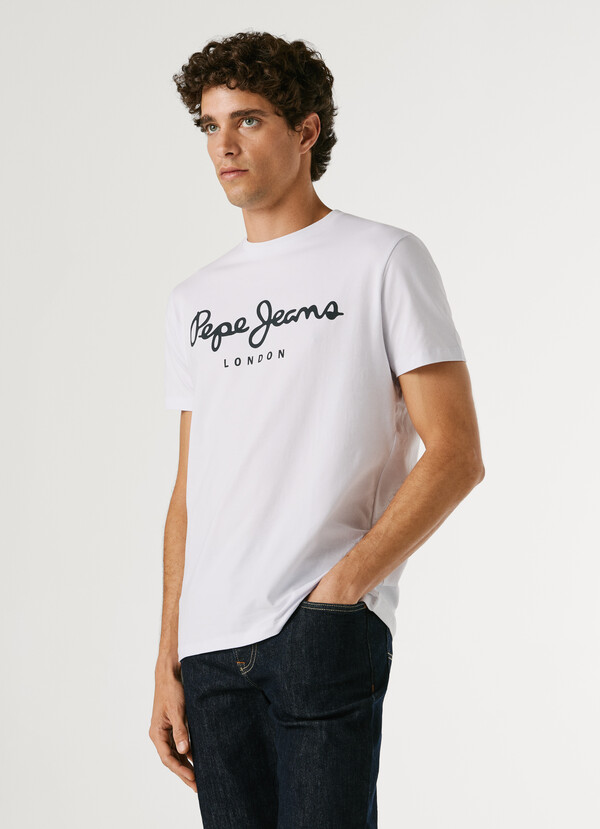 SLIM FIT LOGO PRINT T-SHIRT