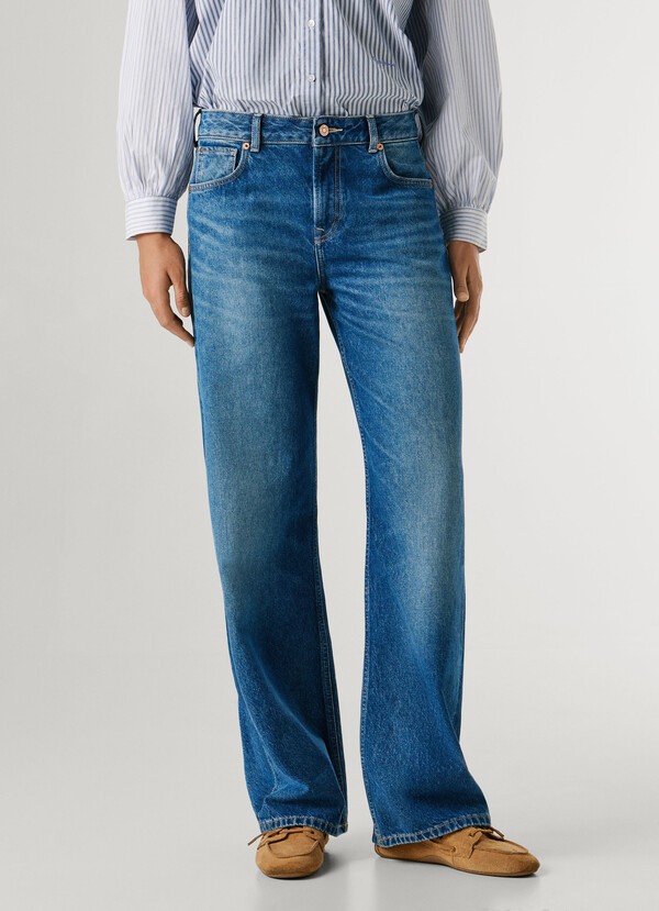 MID-RISE LOOSE FIT JEANS - HAZEL