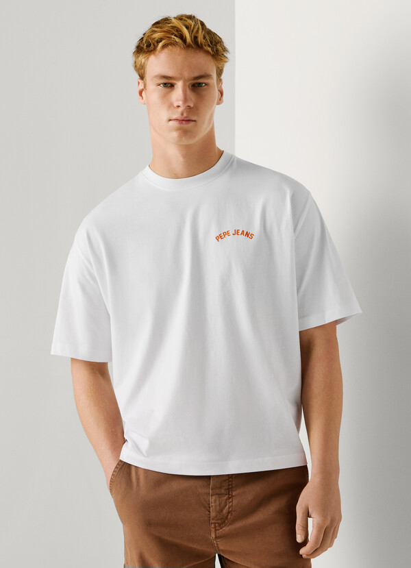 WIDE FIT BACK PRINT T-SHIRT