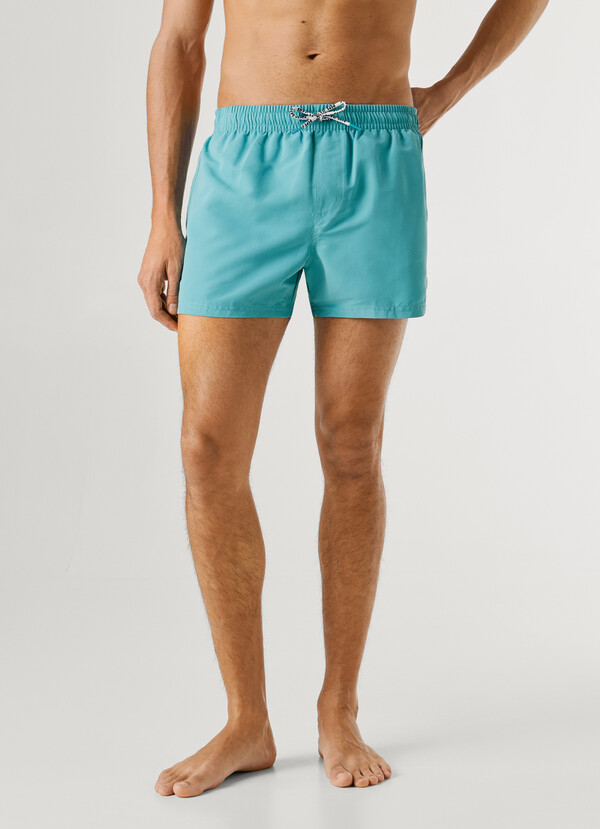 SWIM SHORTS WITH CIRCULAR LOGO