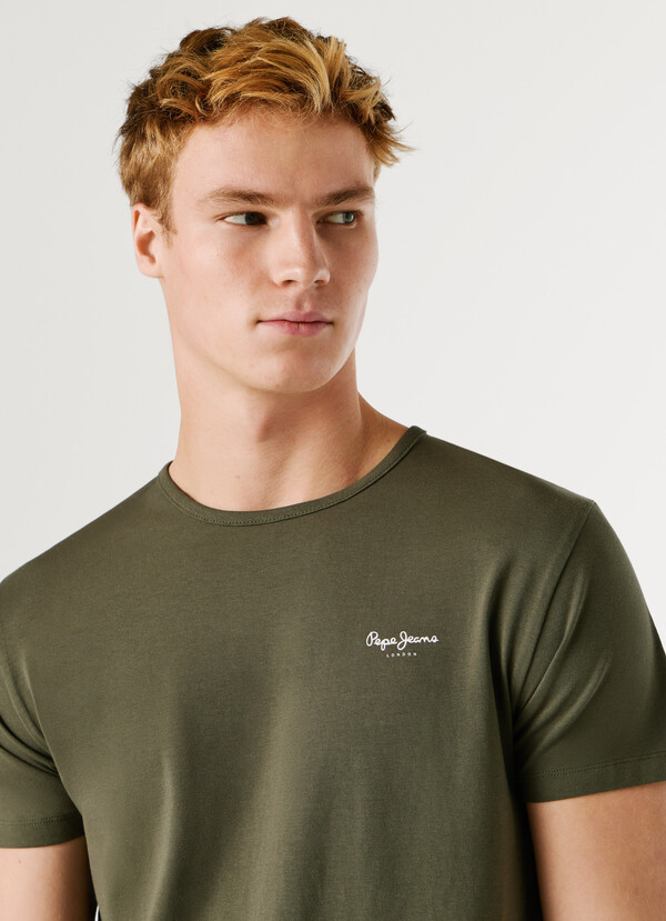 SLIM FIT LOGO PRINT T-SHIRT