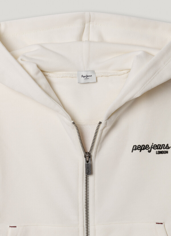 RELAXED FIT FULL ZIP HOODIE