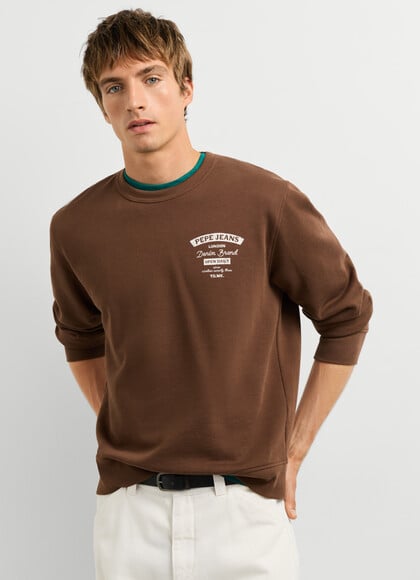 REGULAR FIT CREW NECK SWEATSHIRT