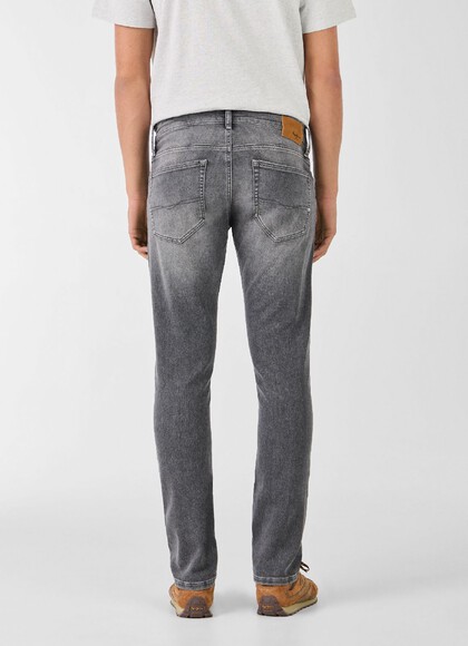 SLIM FIT MID-RISE JEANS - TRACK