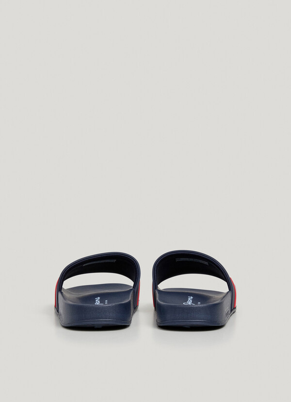 SLIDER SANDALS WITH LOGO