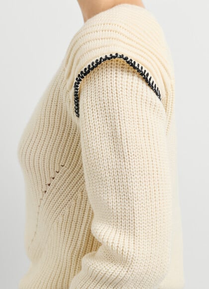 CREW NECK KNIT JUMPER
