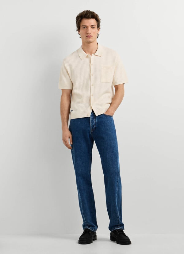 REGULAR FIT KNIT SHIRT