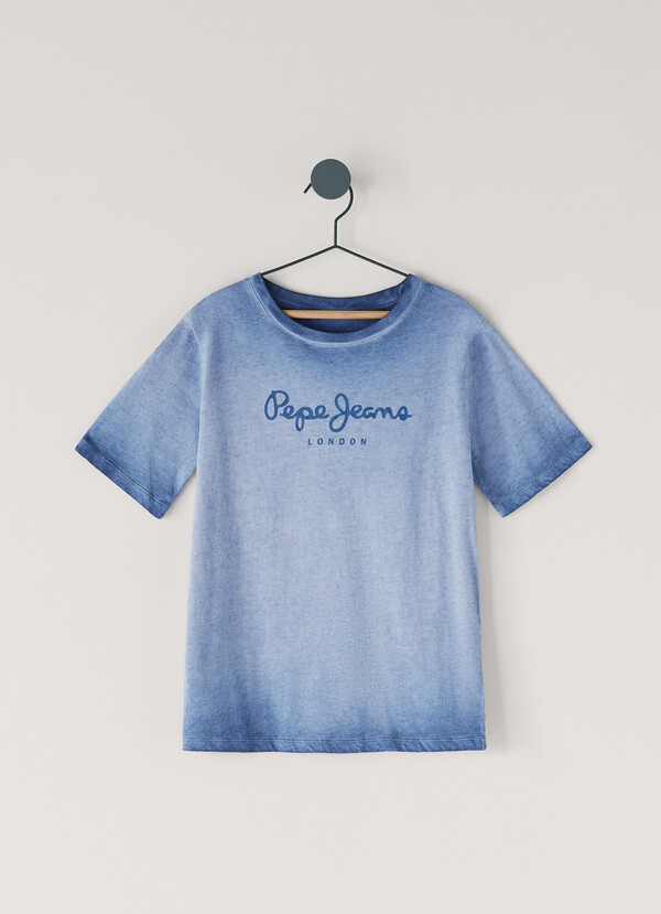 T-SHIRT COUPE REGULAR AVEC LOGO