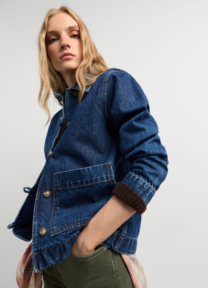 RELAXED FIT DENIM JACKET