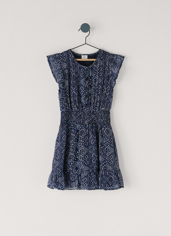 VESTIDO CORTO ESTAMPADO FLORAL