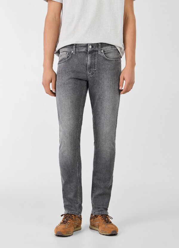TRACK - SLIM FIT MID-RISE JEANS