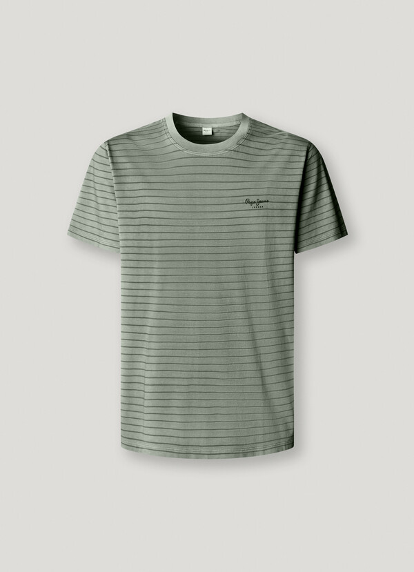 REGULAR FIT STRIPED T-SHIRT