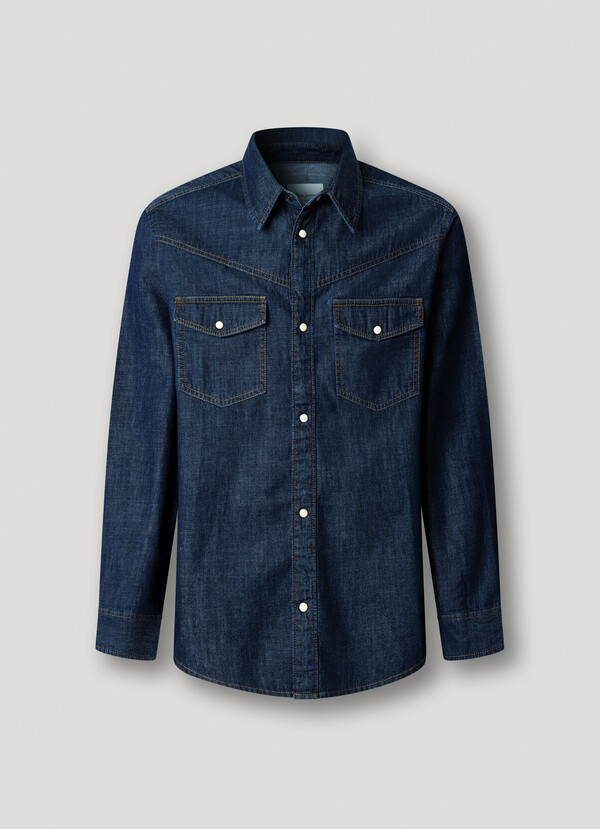 REGULAR FIT DENIM SHIRT