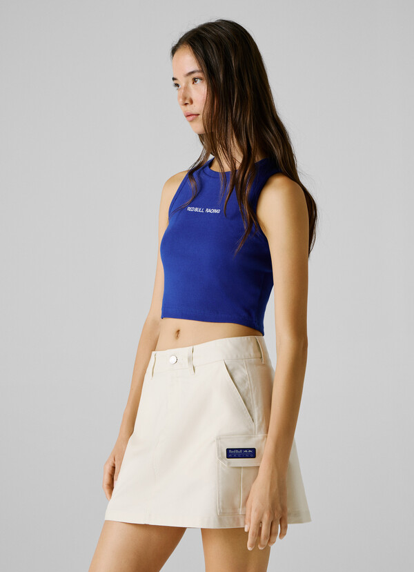 CROPPED SLEEVELESS TOP