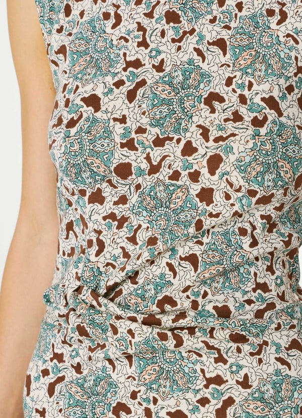 FLORAL PRINT MAXI DRESS