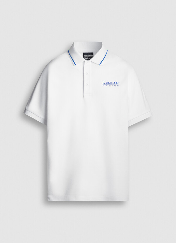 PRINTED LOGO PIQUE POLO SHIRT