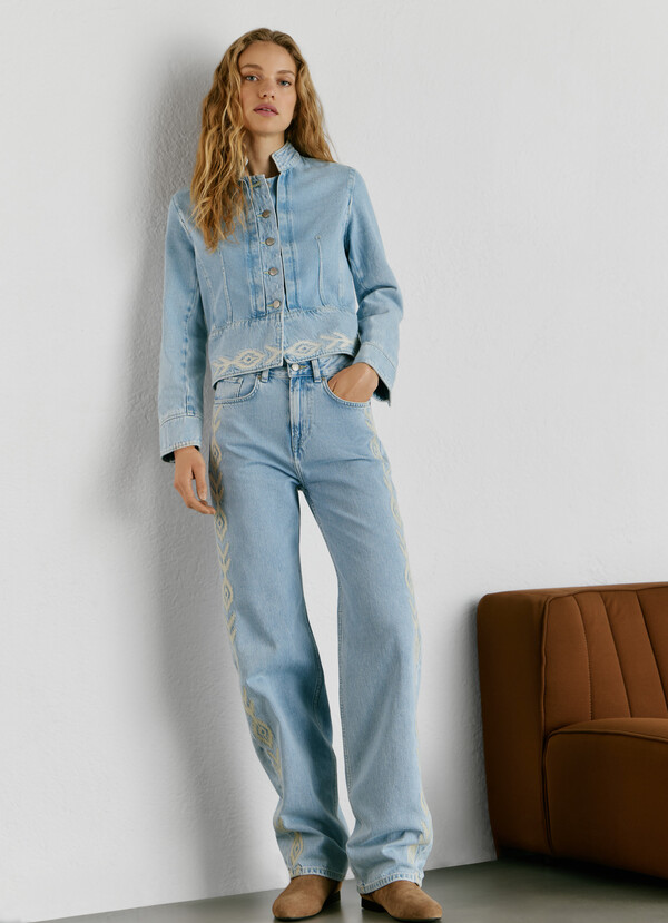EDEN - HIGH-RISE STRAIGHT FIT JEANS