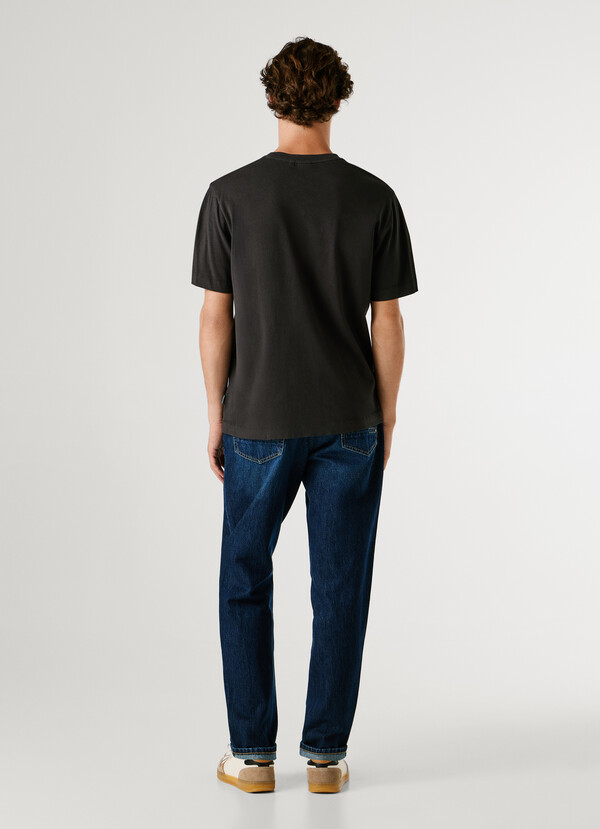 REGULAR FIT T-SHIRT WITH EMBROIDERED LOGO