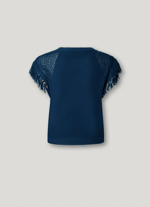 CREW NECK KNIT WAISTCOAT