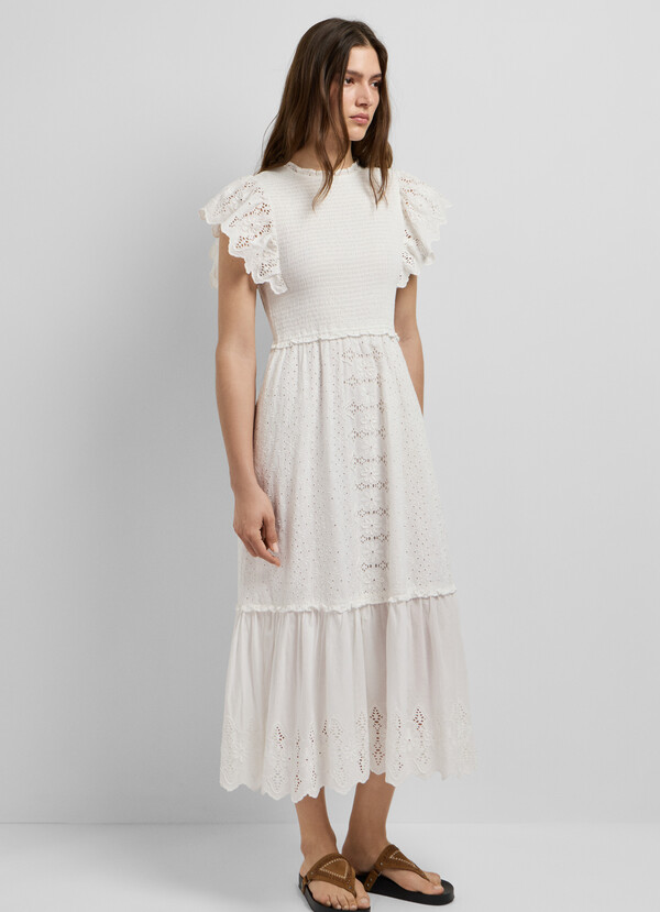 OPENWORK DETAIL MAXI DRESS