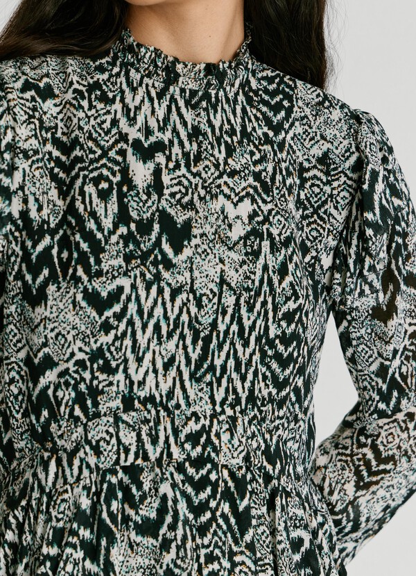 FANTASY PRINT MINI DRESS