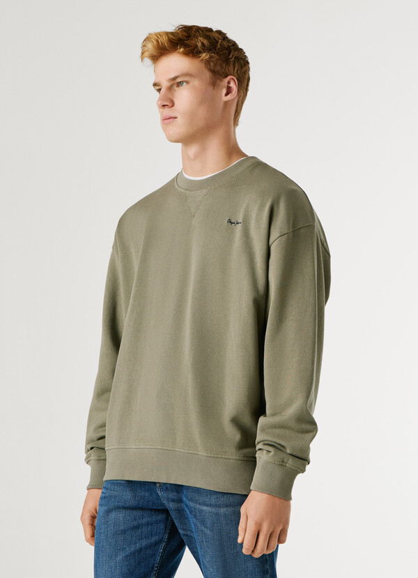 CREW NECK LOGO SWEATSHIRT