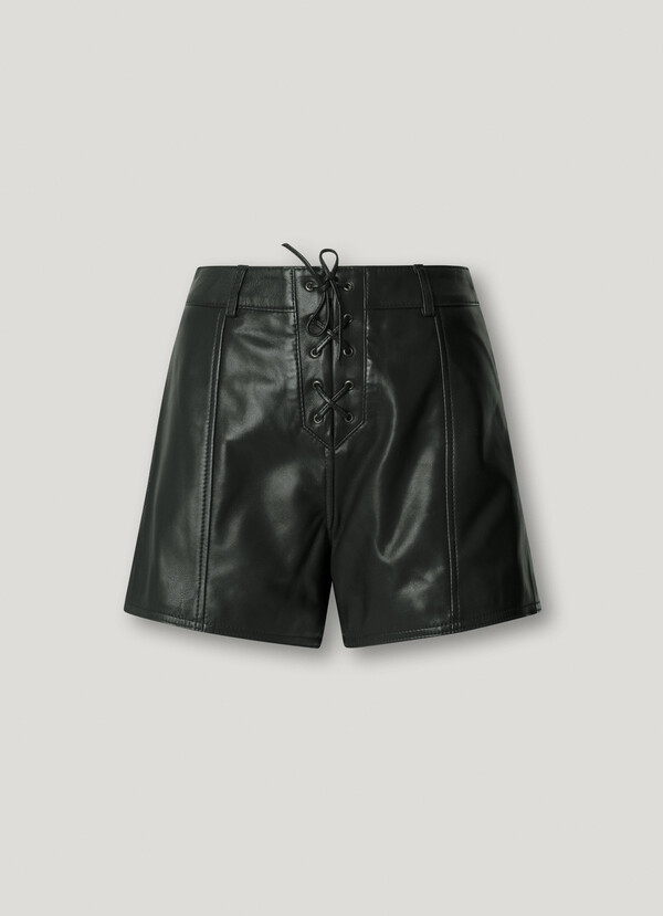 LAMB LEATHER SHORTS