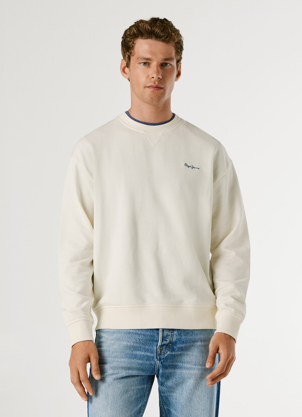 CREW NECK LOGO SWEATSHIRT