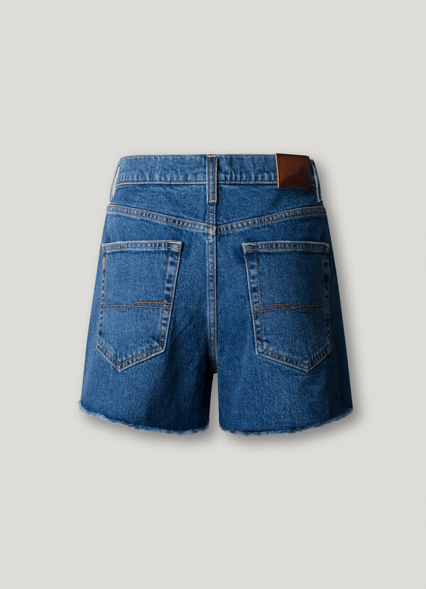 REGULAR FIT DENIM SHORTS