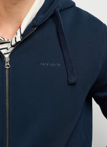 RELAXED FIT FULL ZIP HOODIE